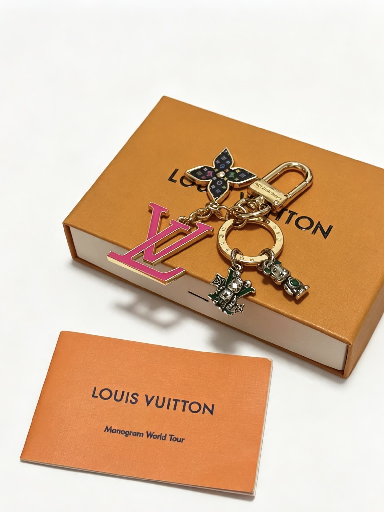 Louis Vuitton Monogram World Tour Keychain